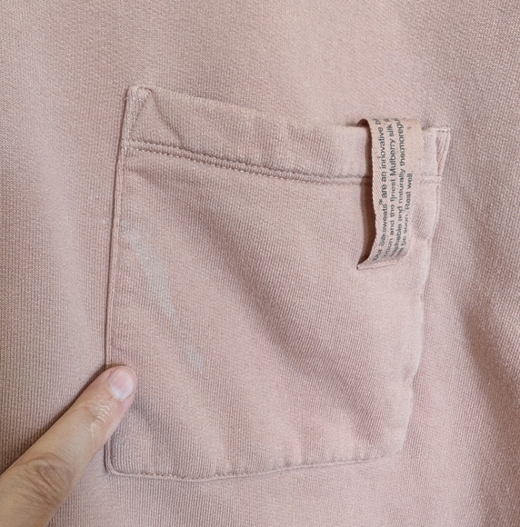 Lunya Silksweats Pink Dusty Rose Sweatshirt sz L - Picture 6 of 6